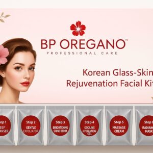 BP Oregano Korean Glass Skin Rejuvenation Facial Kit – 6 step skincare treatment for radiant glow