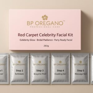 BP Oregano Red Carpet Celebrity Facial Kit – 6 step luxury skincare for radiant skin
